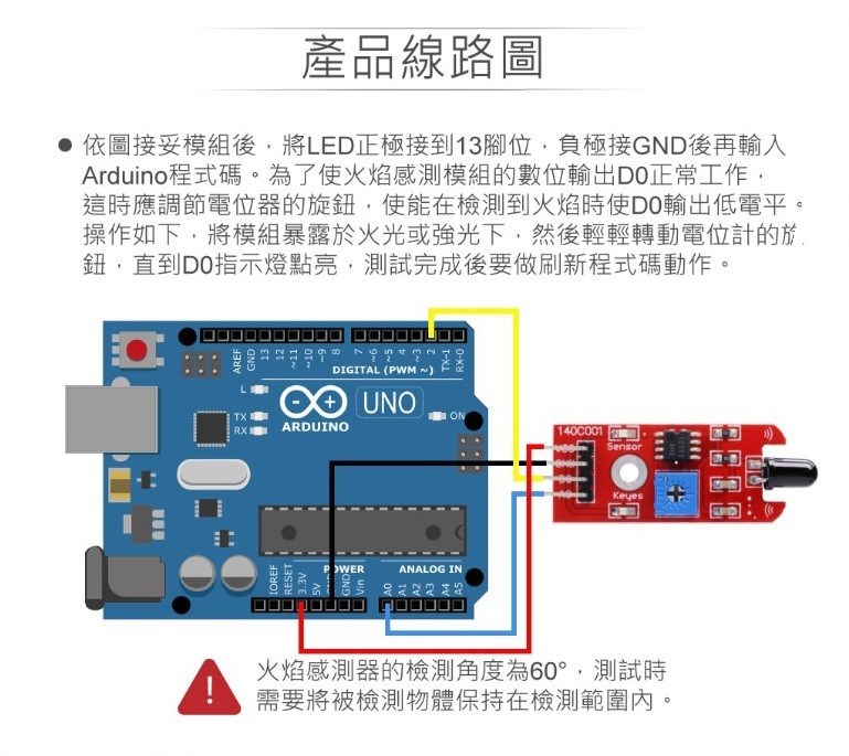 火焰感測模組