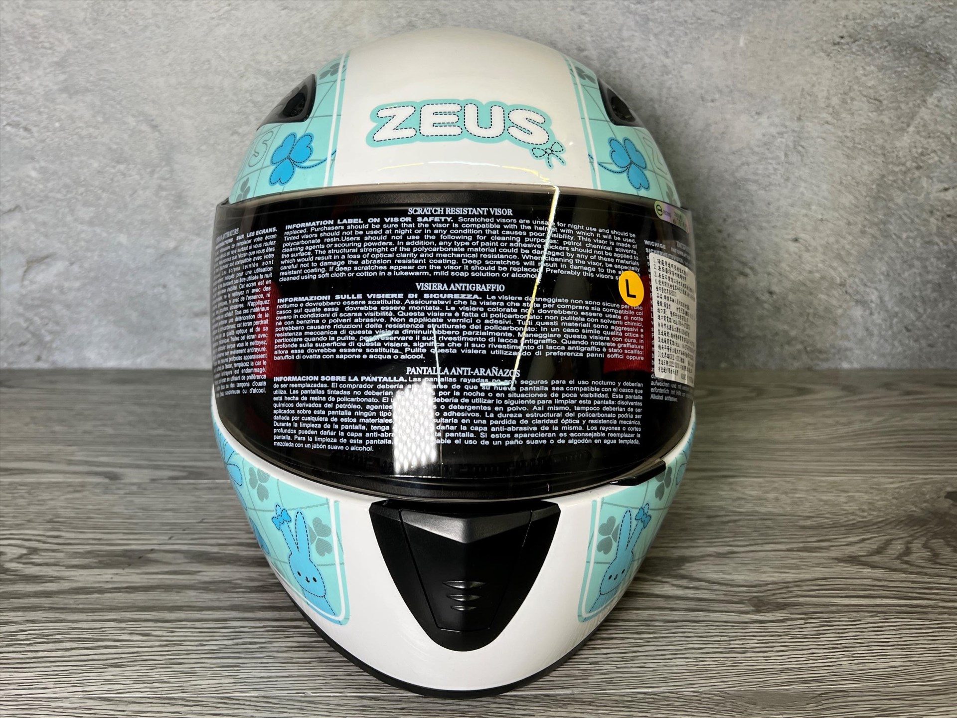 《遠古騎士》瑞獅 ZEUS 2000C F62 白藍 全罩 安全帽 超輕量化 內襯全可拆