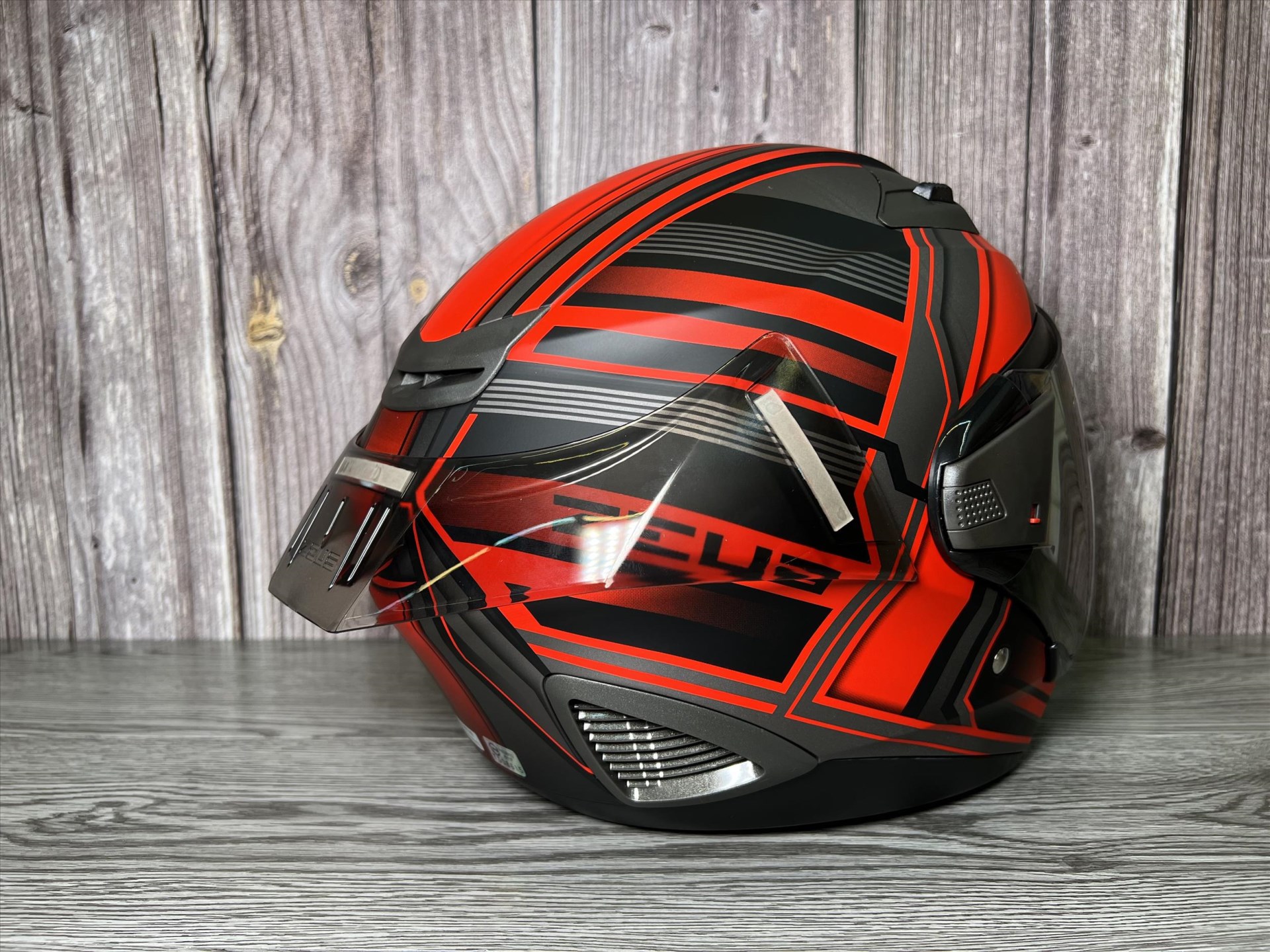 《遠古騎士》瑞獅 ZEUS 611F TT30 消光黑紅 半罩安全帽 內襯全可拆