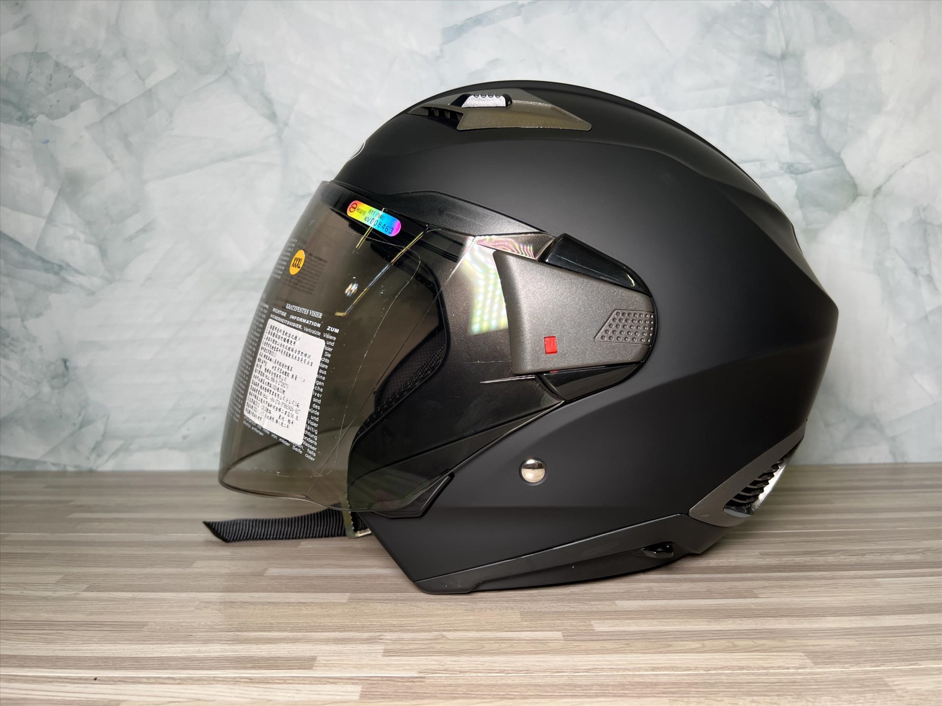 《遠古騎士》瑞獅 ZEUS 611F 素 消光黑 半罩安全帽 內襯全可拆