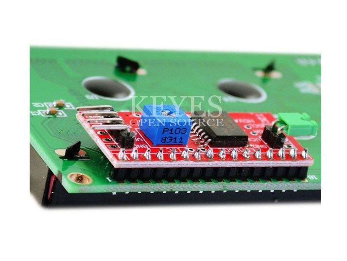 LCD 1602 介面轉接擴充板(IIC/I2C) For Arduino