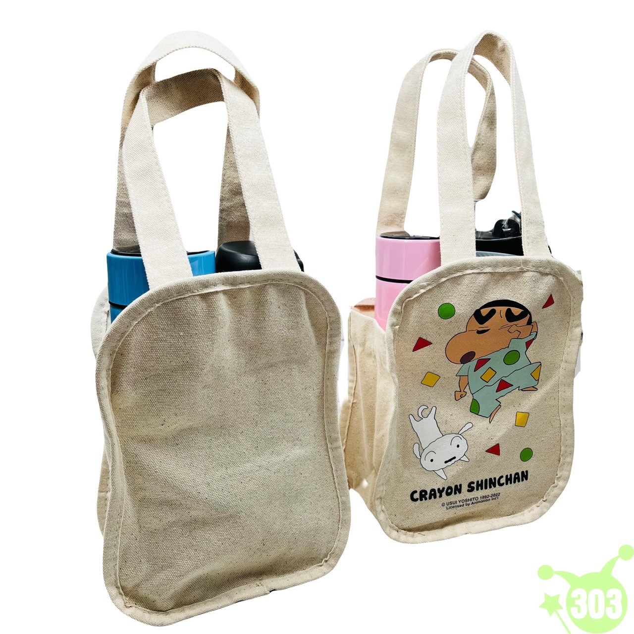 蠟筆小新造型帆布袋-2款   4719889900375