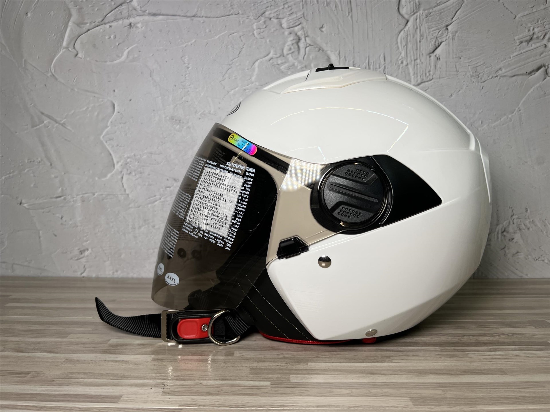 《遠古騎士》瑞獅 ZEUS 213素 亮白 半罩安全帽 內襯全可拆 ZS213