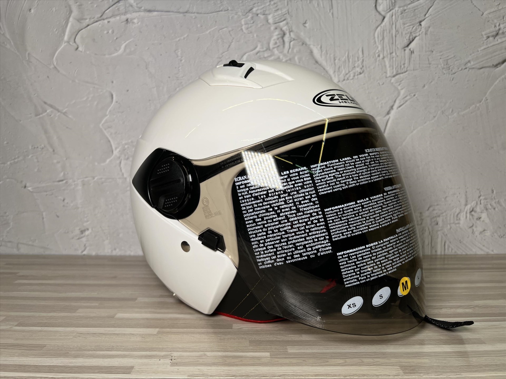 《遠古騎士》瑞獅 ZEUS 213素 亮白 半罩安全帽 內襯全可拆 ZS213