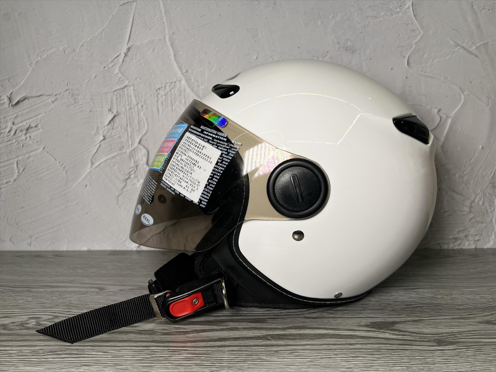 《遠古騎士》瑞獅 ZEUS ZS-210BC 210BC 素色 亮白 半罩 安全帽 內襯全可拆洗 雙鏡片