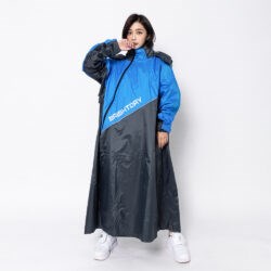 《遠古騎士》Outperform 奧德蒙 EVO終結者斜開雙拉鍊專利連身式雨衣 寶藍