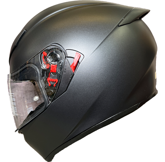 《遠古騎士》AGV K-3 SV K3SV BLACK 平黑 全罩 安全帽 內置遮陽片
