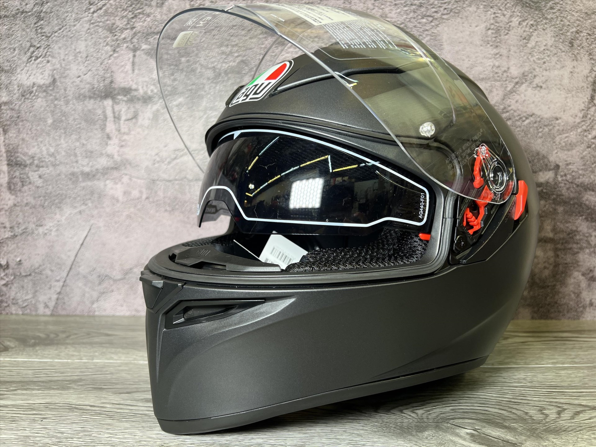 《遠古騎士》AGV K-3 SV K3SV BLACK 平黑 全罩 安全帽 內置遮陽片