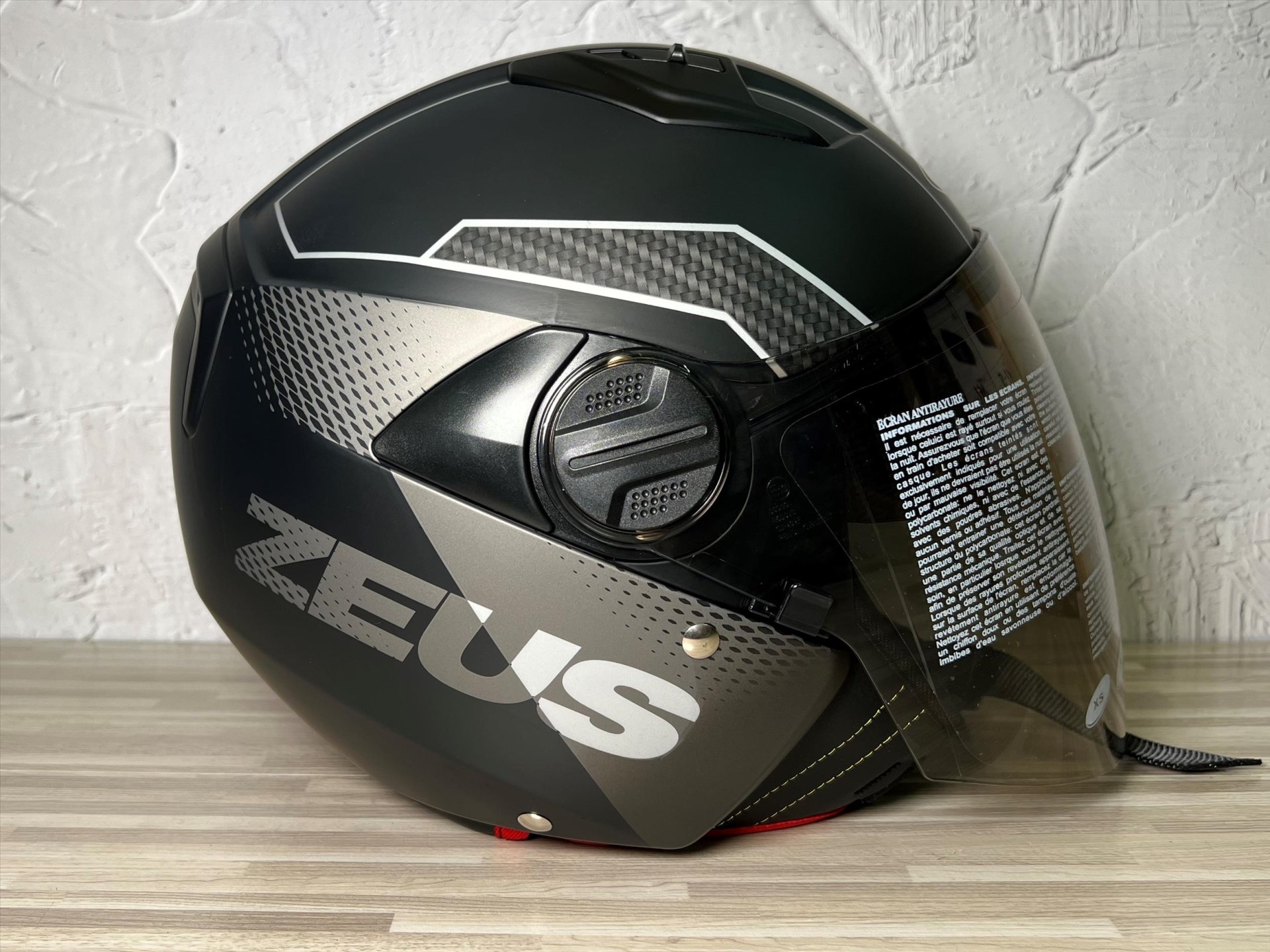 《遠古騎士》瑞獅 ZEUS 213 AX6 消光黑/銀 半罩安全帽 內襯全可拆 ZS213