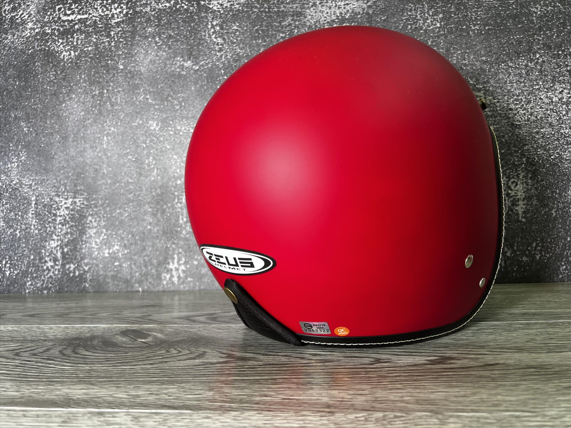 《遠古騎士》瑞獅 ZEUS ZS-388A 388A 素色 消光桃紅 復古帽 半罩 安全帽 超輕量化 內襯全可拆 內鏡片