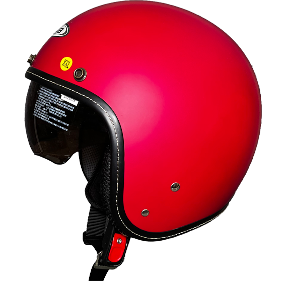 《遠古騎士》瑞獅 ZEUS ZS-388A 388A 素色 消光桃紅 復古帽 半罩 安全帽 超輕量化 內襯全可拆 內鏡片