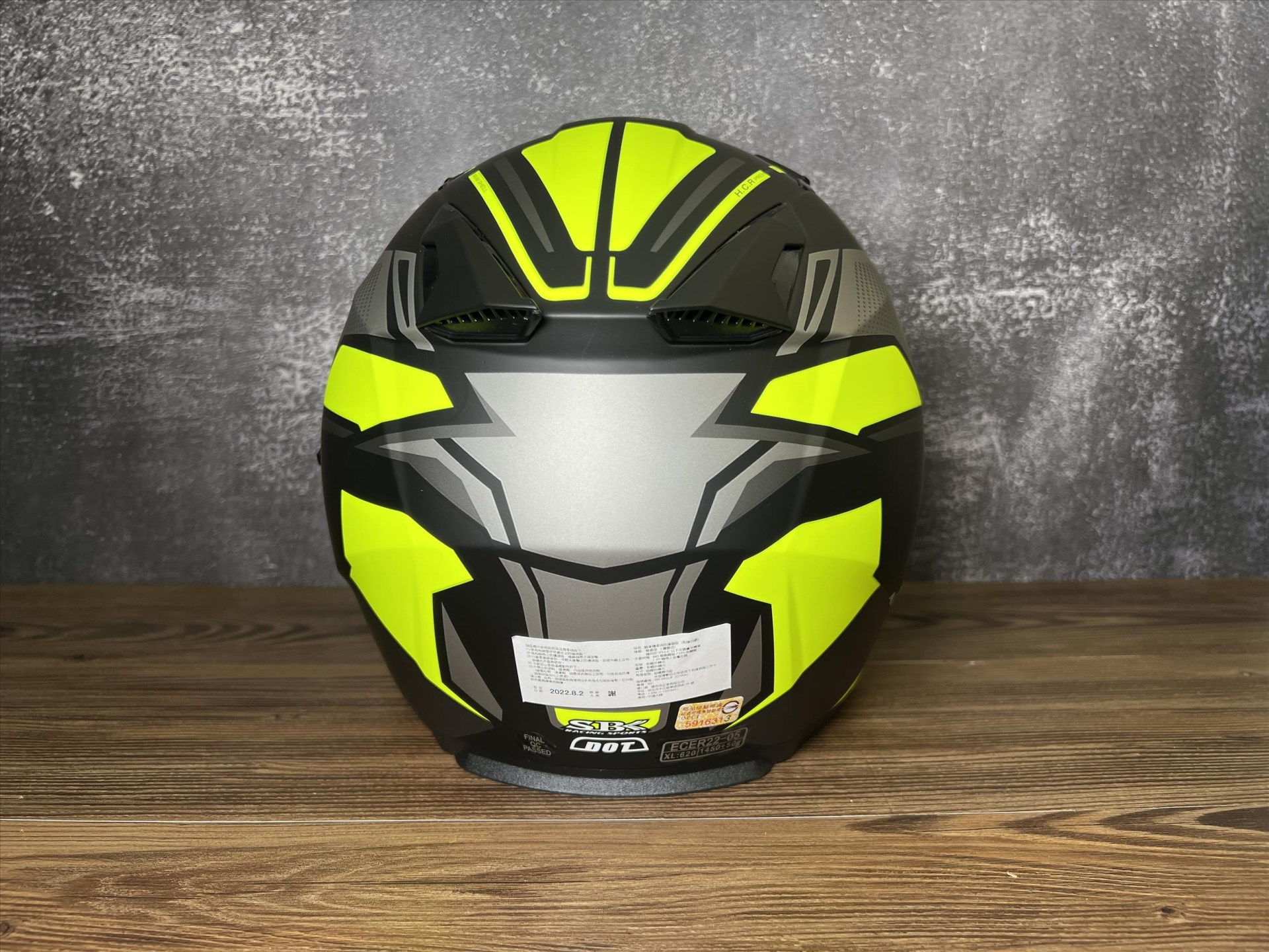 《遠古騎士》SBK 安全帽 TYPE-S ll FORCE 消光黑黃 雙鏡片 排扣 3/4罩 內襯全可拆