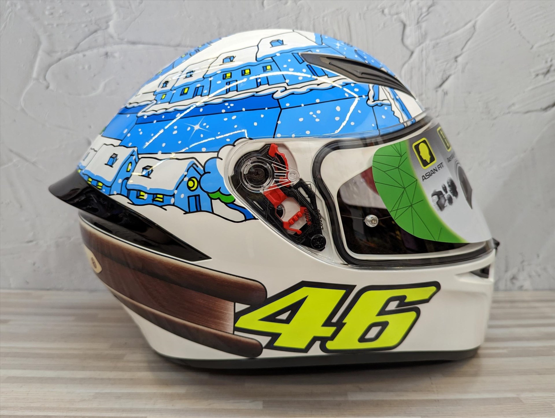 《遠古騎士》AGV K-1 Rossi Winter Test 2017 雪屋 全罩安全帽入門 亞洲版 K1義大利