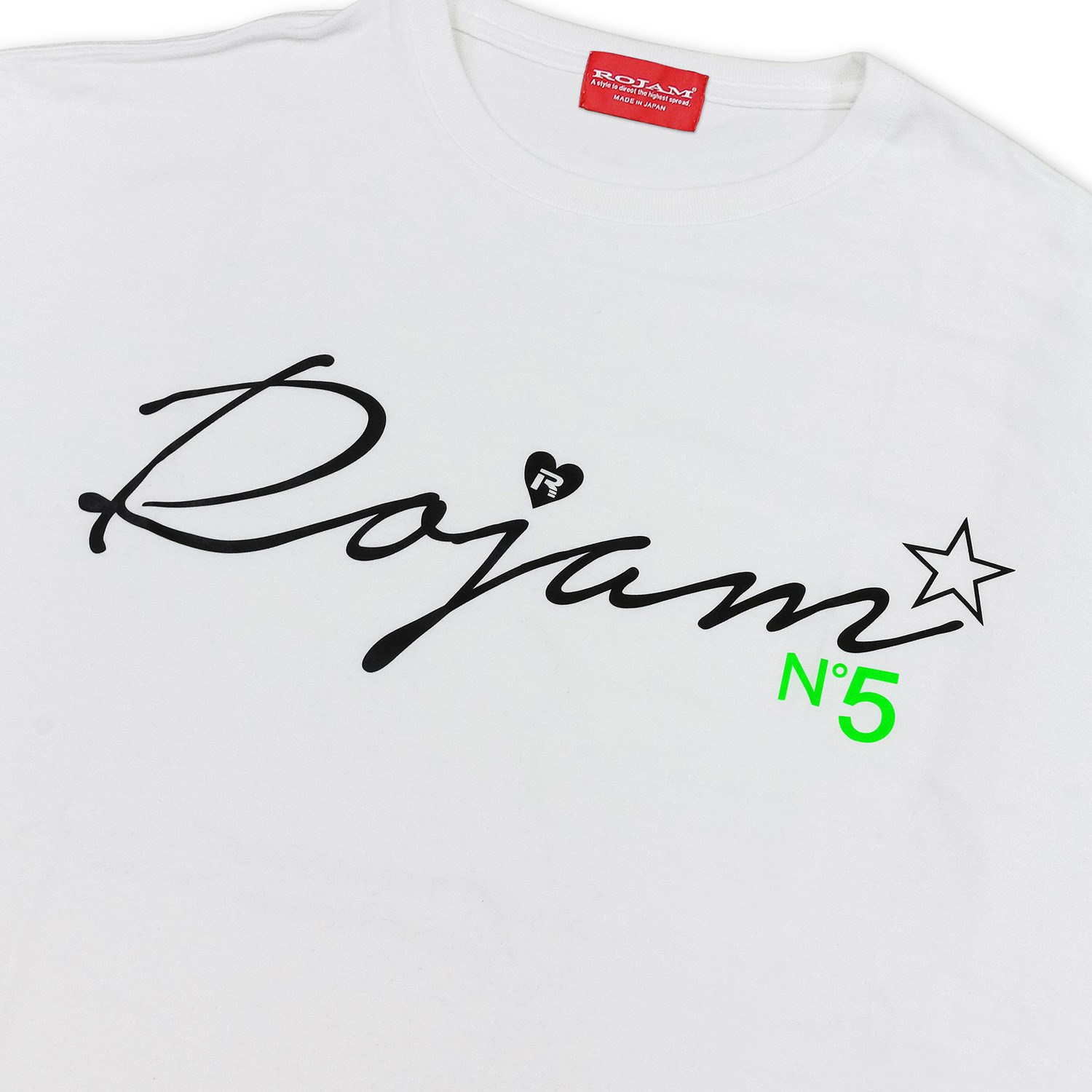 ROJAM Big Silhouette T 卹“白色”中性款 70-BT211-1