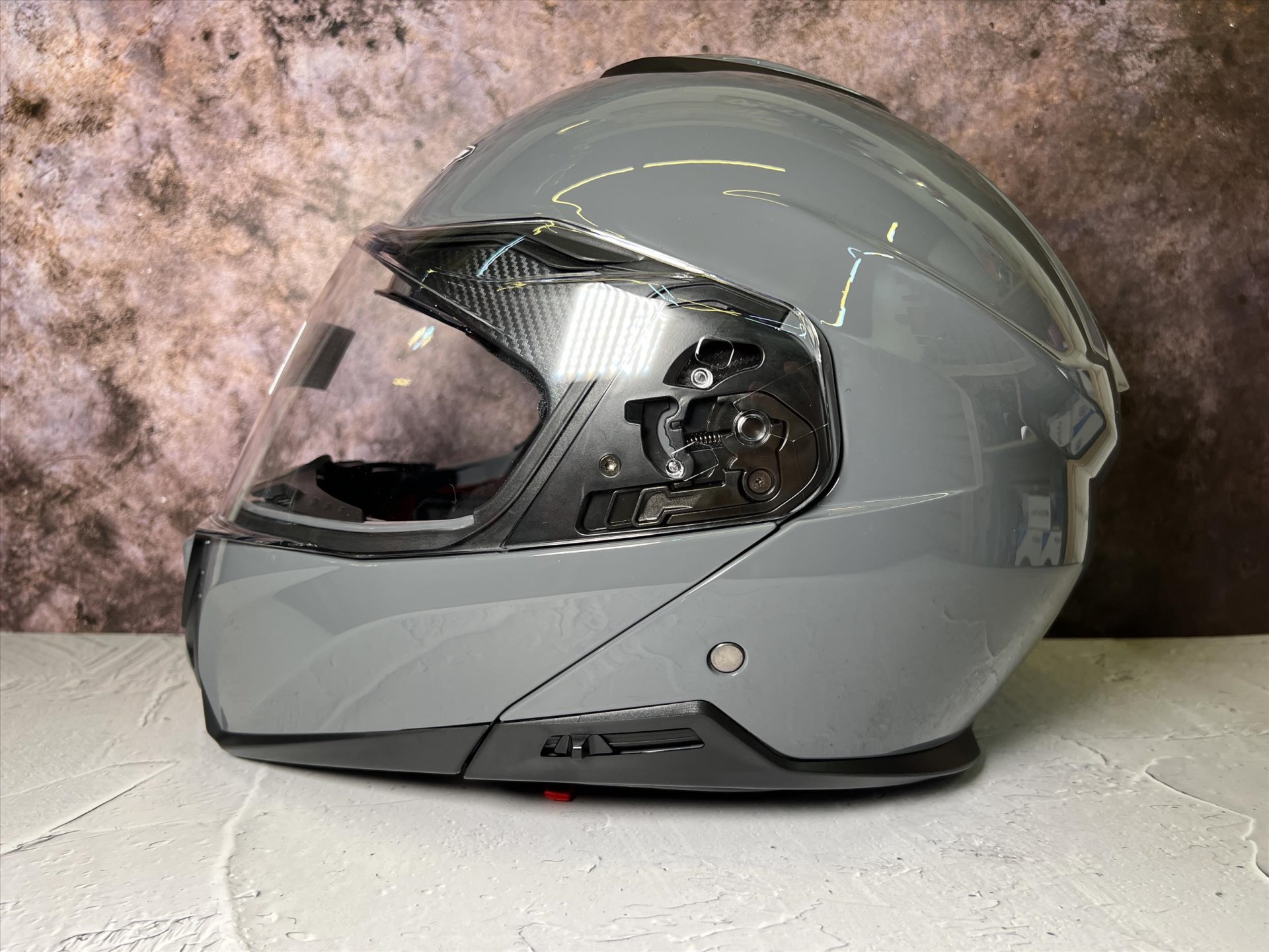 《遠古騎士》M2R OX-3 素色款 水泥灰 內藏鏡片 可樂帽 預留耳機位 安全帽