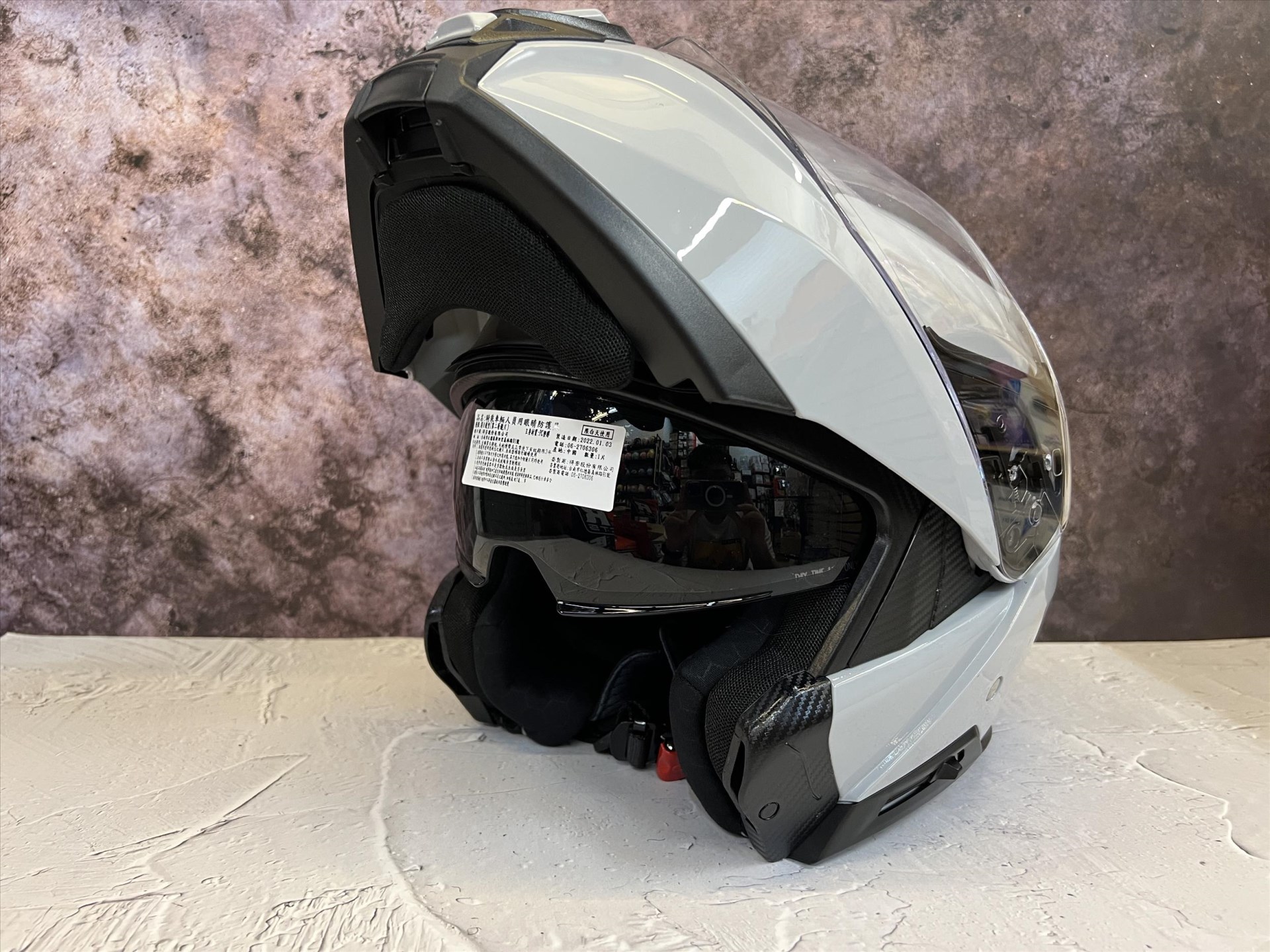 《遠古騎士》M2R OX-3 素色款 冷灰 內藏鏡片 可樂帽 預留耳機位 安全帽