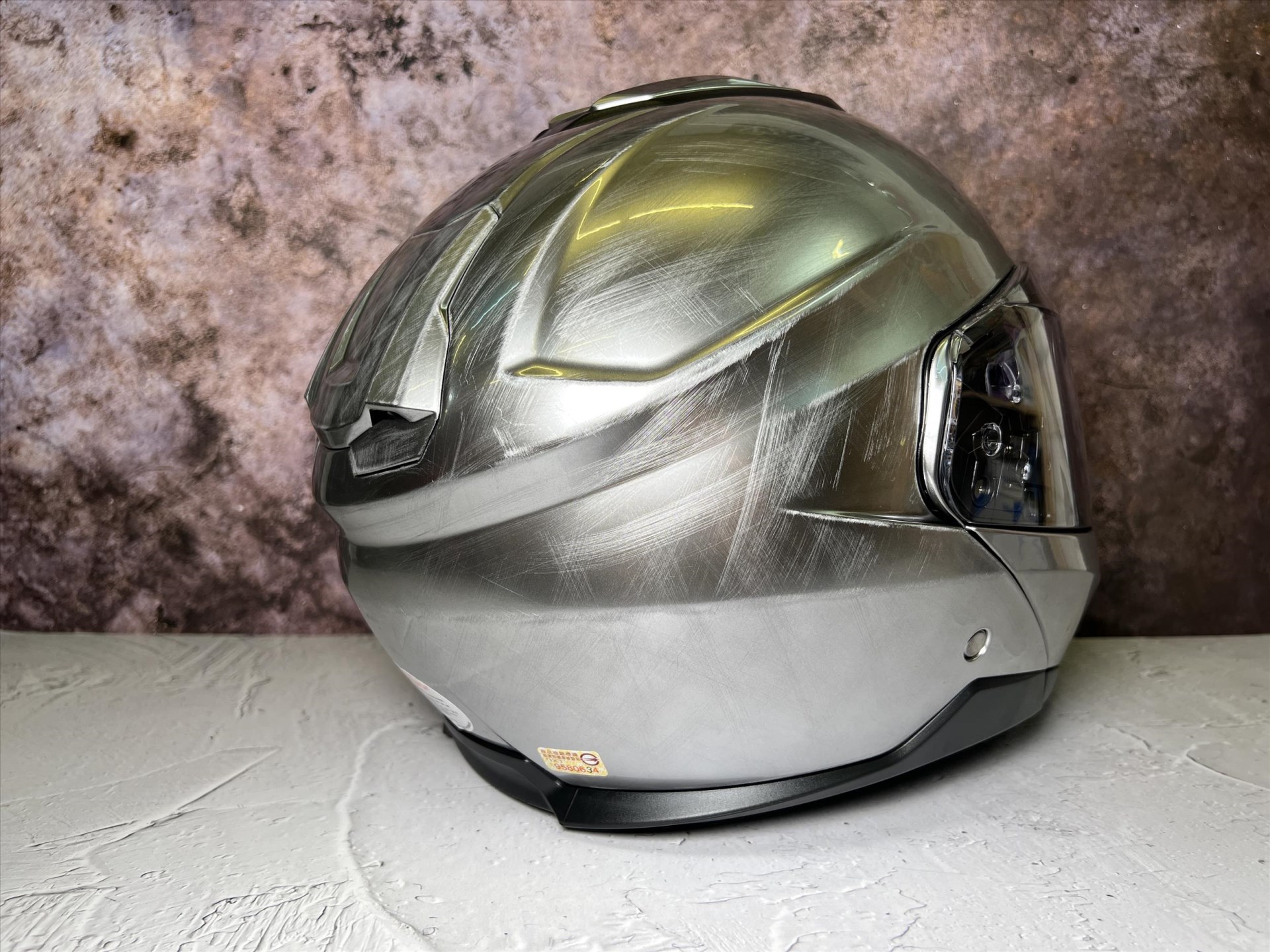 《遠古騎士》M2R OX-3 素色款 鍍鉻灰 內藏鏡片 可樂帽 預留耳機位 安全帽