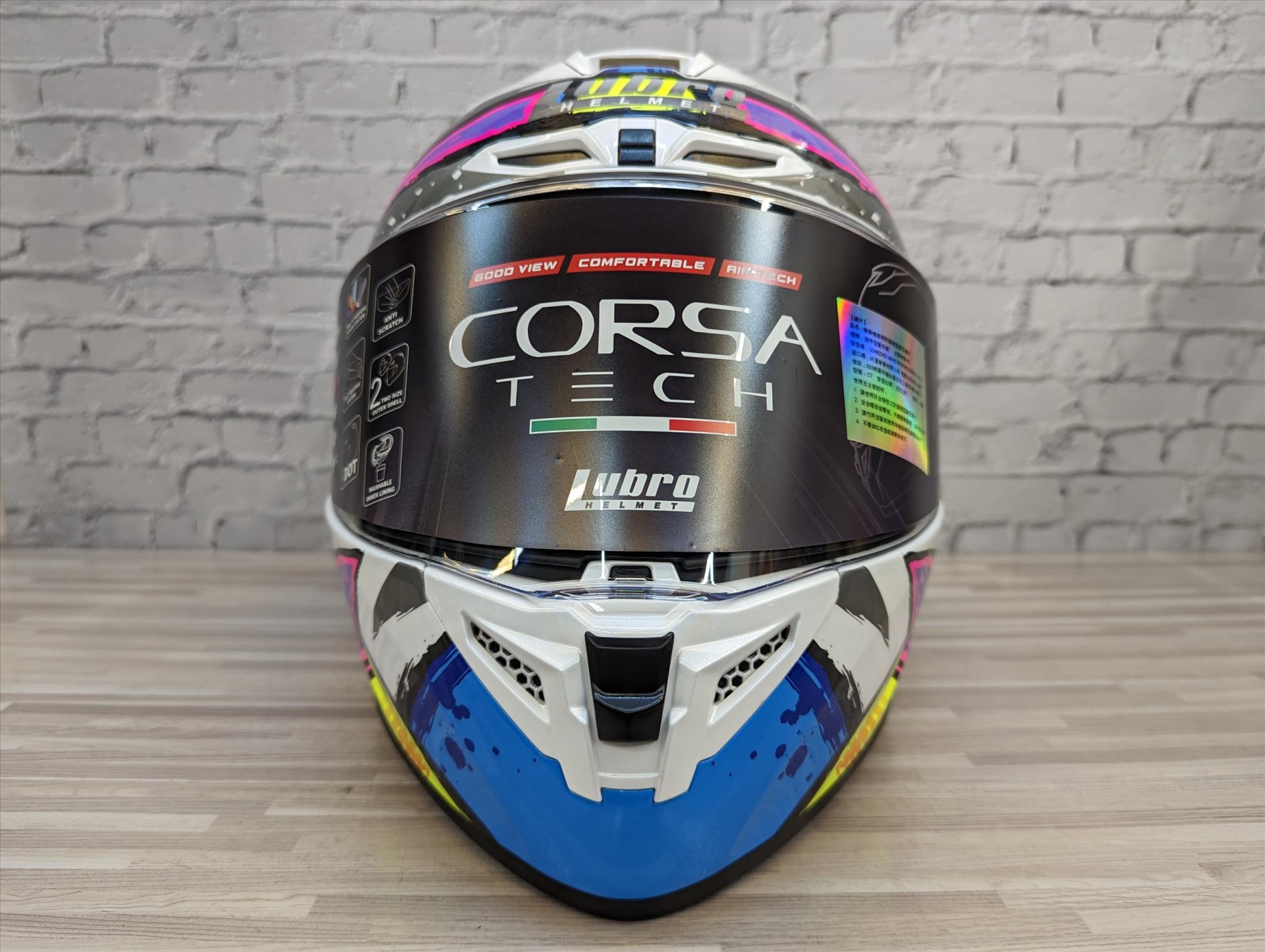 《遠古騎士》LUBRO CORSA TECH 衝刺紫 全罩 安全帽 雙D扣