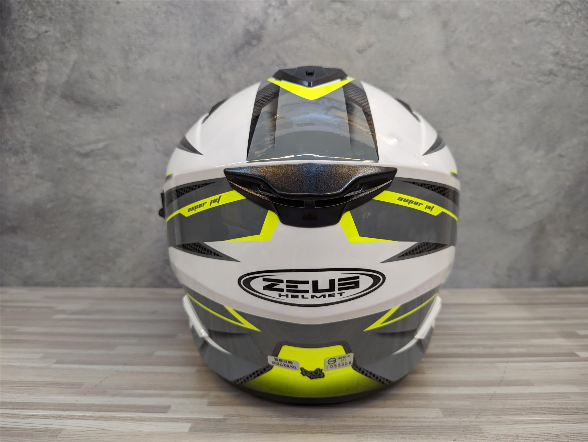 《遠古騎士》瑞獅 ZEUS 613B AJ33 白黃 半罩安全帽 內襯全可拆 ZS613B