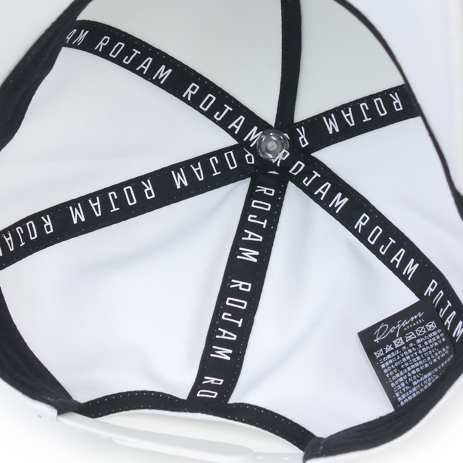 ROJAM 帽子“白色”中性款 70-CAP201-1