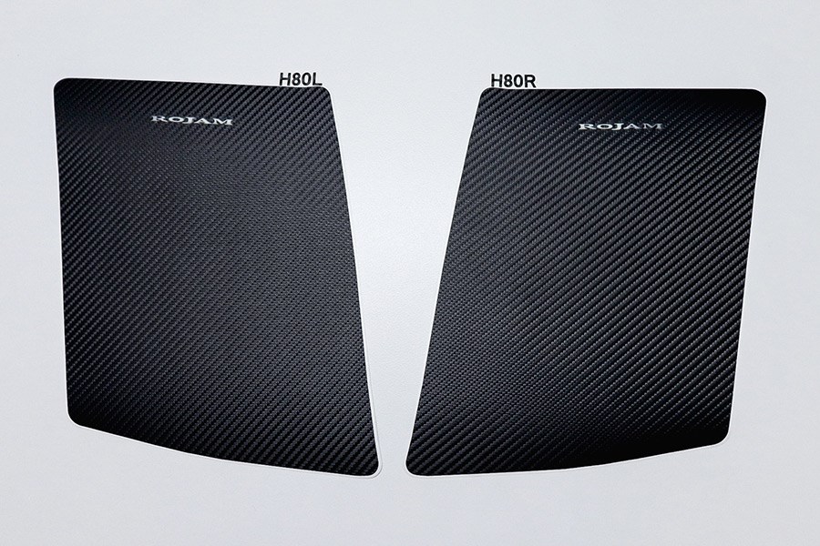 HARRIER 80 系列 ROJAM 碳貼花安全帶帶扣保護器 2 件套