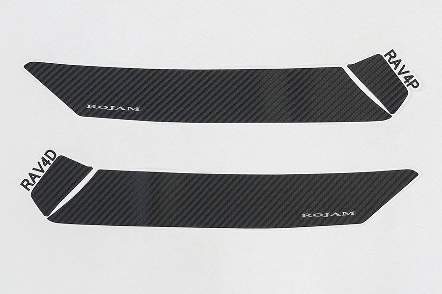 RAV4 50 系列 ROJAM 碳纖維貼花後四分之一裝飾件 4 件套