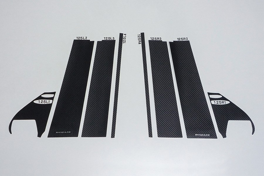 HILUX ROJAM 碳貼花支柱 8 件套