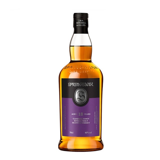 雲頂18年單⼀麥芽威⼠忌SPRINGBANK18YEARS OLD SINGLE MALT SCOTCH WHISKY