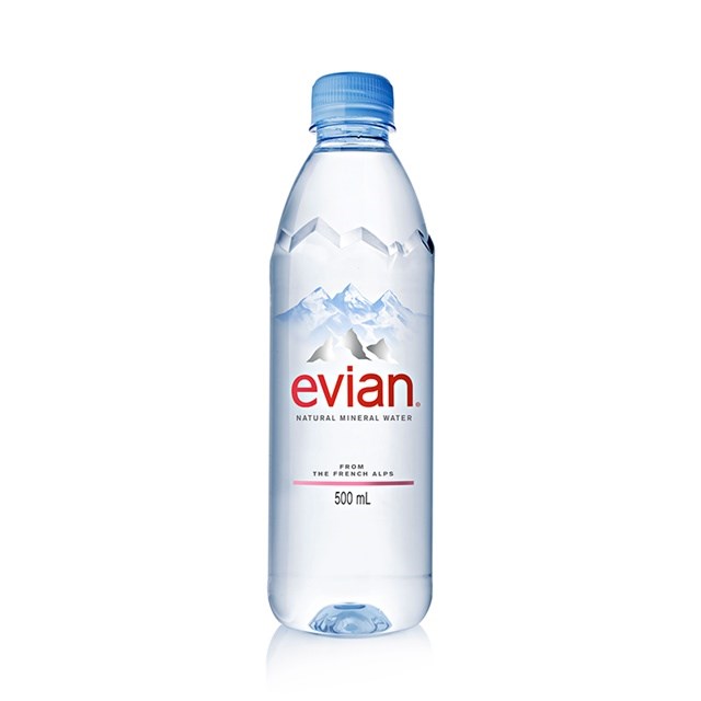 愛維養天然礦泉水500ML(寶特瓶) EVIAN MINERAL WATER