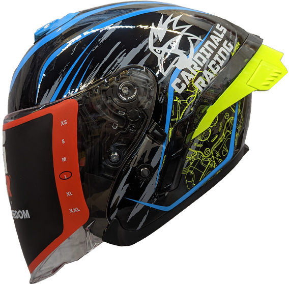 《遠古騎士》LAZER 安全帽 TANGO Cardinals Racing 內墨鏡 耳機曹 半罩