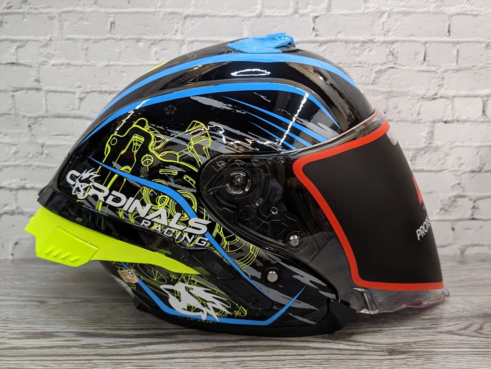 《遠古騎士》LAZER 安全帽 TANGO Cardinals Racing 內墨鏡 耳機曹 半罩