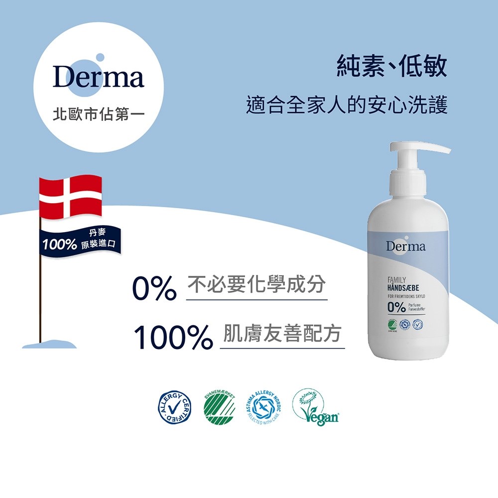 Derma 保濕洗手露