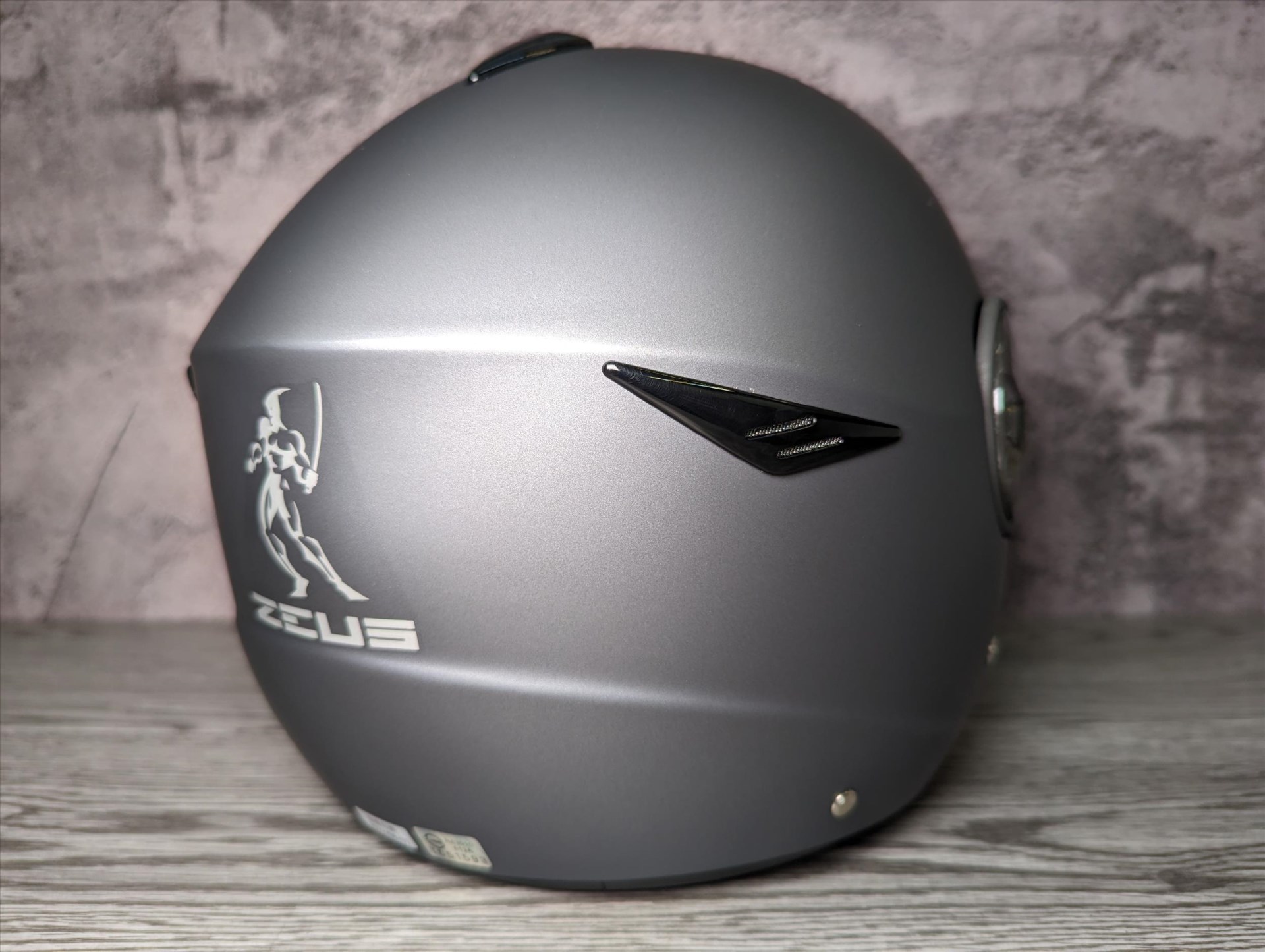 《遠古騎士》瑞獅 ZEUS 612A 素色 平光鐵灰 半罩安全帽 內襯全可拆 ZS612-A