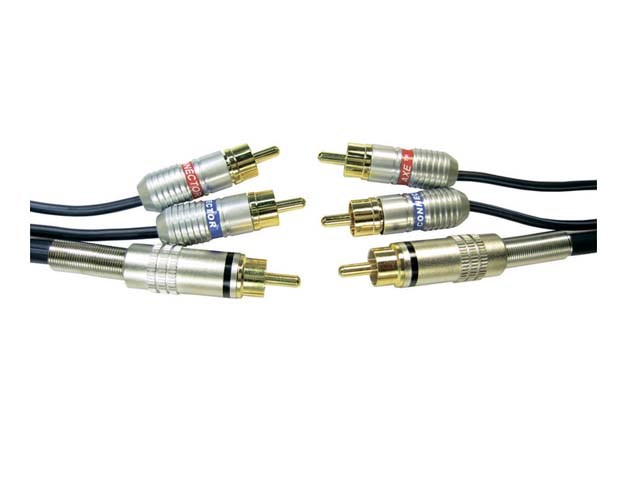 3RCA公-3RCA公 1.5米  訊號線