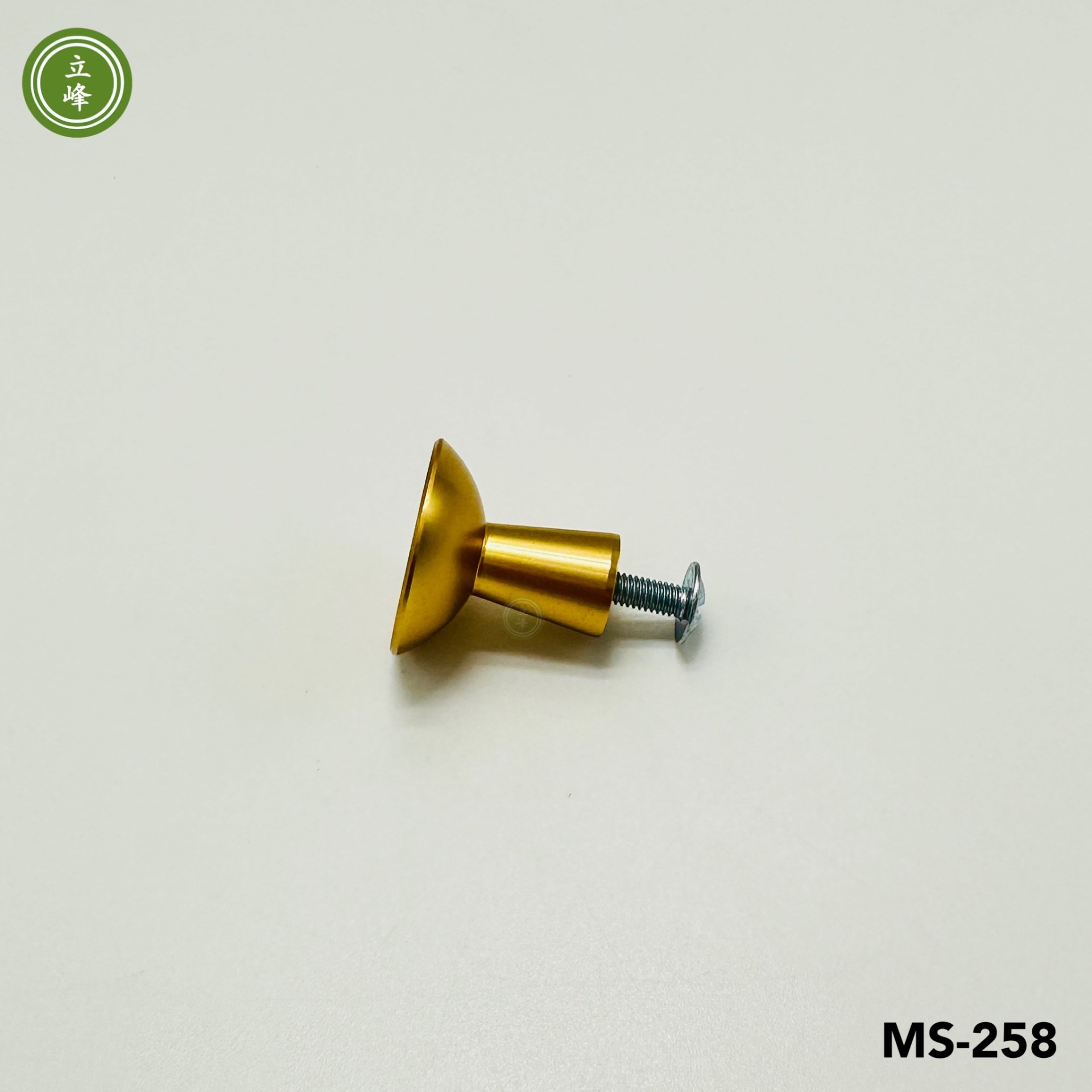 MS-258【玫瑰金色】圓形 單顆把手 