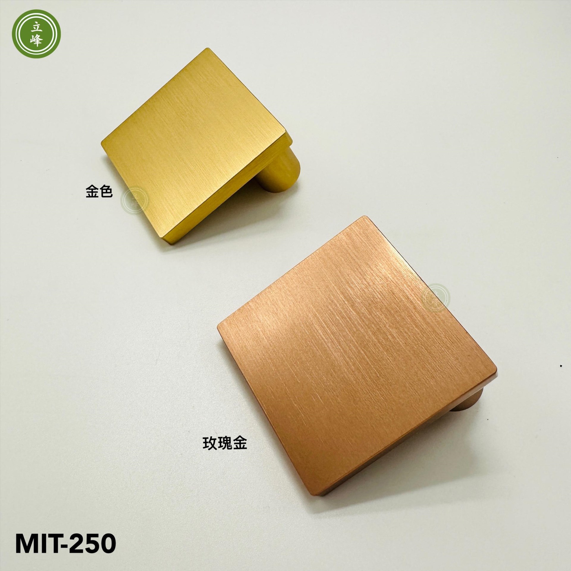 MIT-250S【正面鎖】玫瑰金正方型 (小)