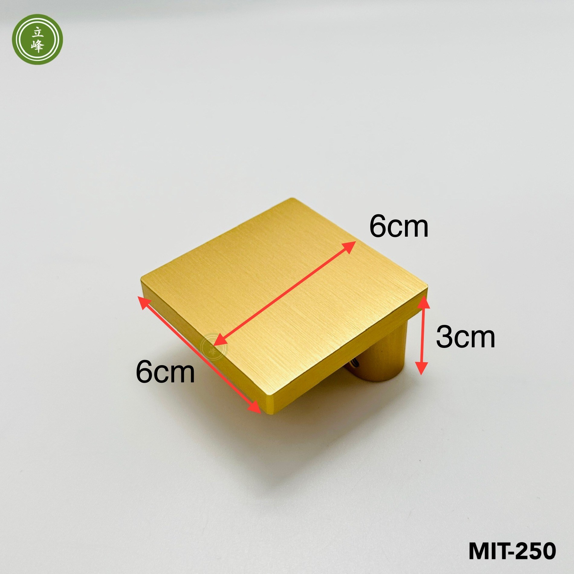 MIT-250S【正面鎖】玫瑰金正方型 (小)
