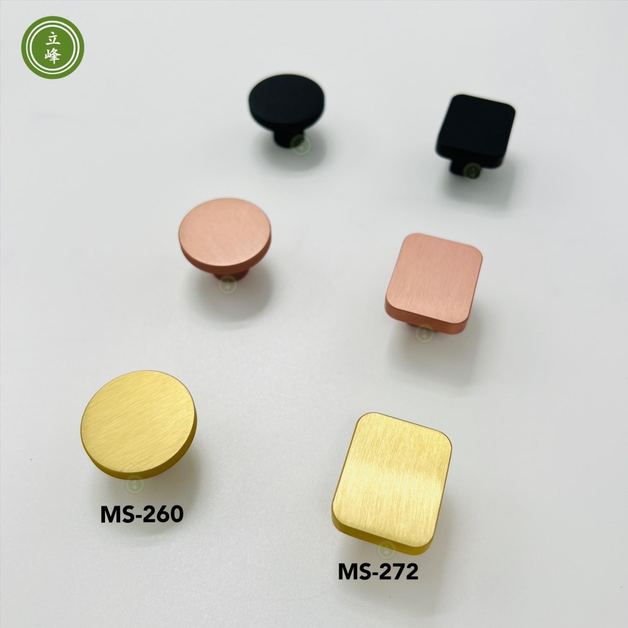 MS-272【霧銀色】方形 單顆把手  