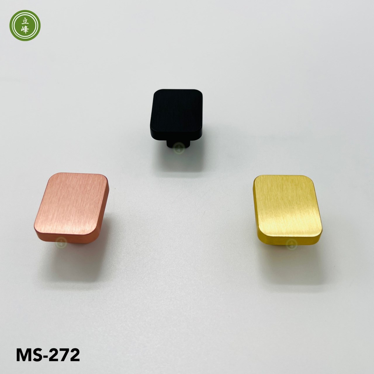 MS-272【霧銀色】方形 單顆把手  