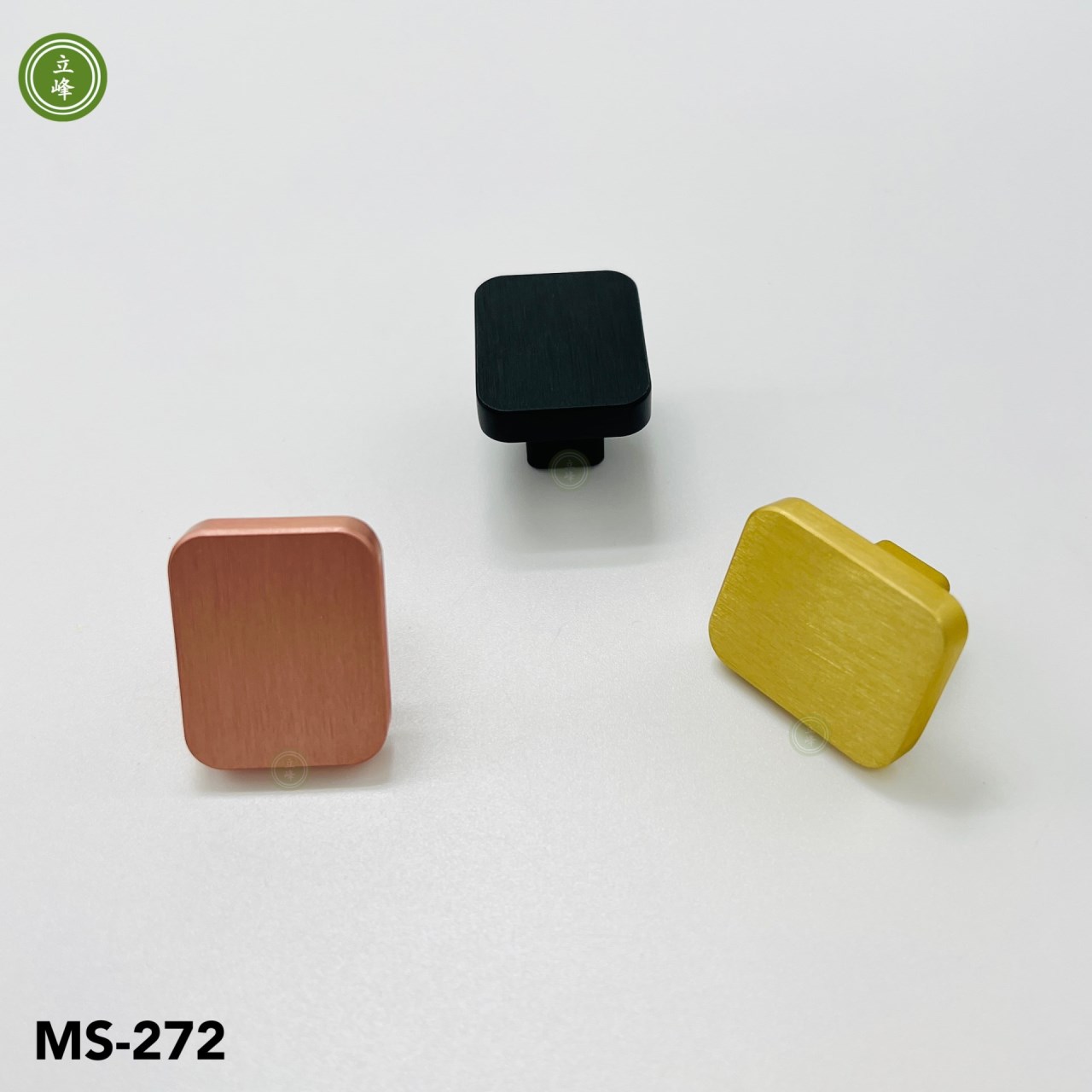 MS-272【霧銀色】方形 單顆把手  