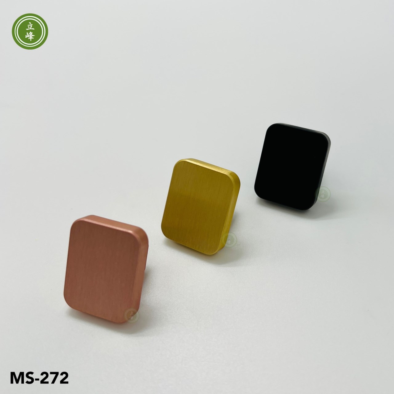 MS-272【霧銀色】方形 單顆把手  