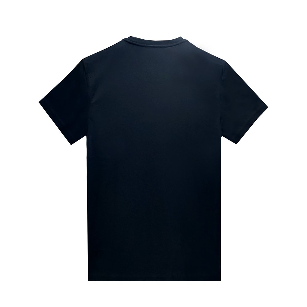 【BURBERRY 巴寶莉】80040541 經典圖案LOGO短袖棉質T恤(藍色M號)