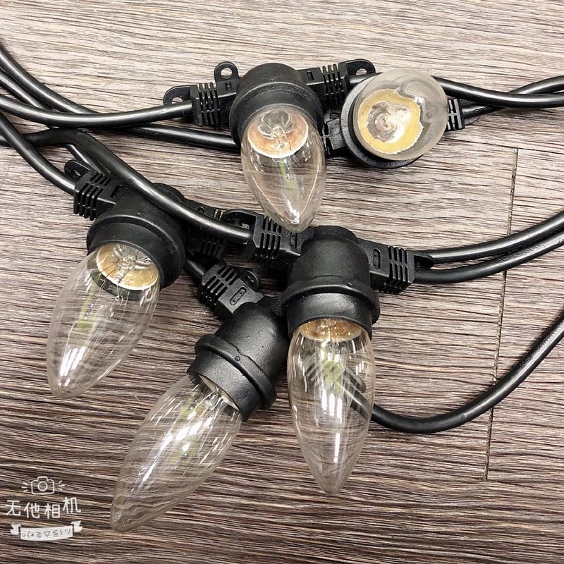 器材出租-防水串燈10米線出租-110V/可串接/可防水(非販售)-日租每條$300/24h /多日優惠另洽