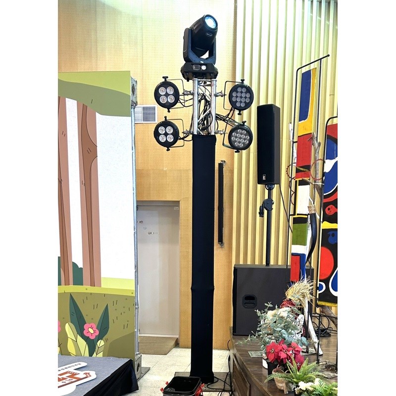 器材出租-LED 面光燈+TRUSS燈柱出租(非販售)-攝影照明/活動背板照明/多日優惠另洽