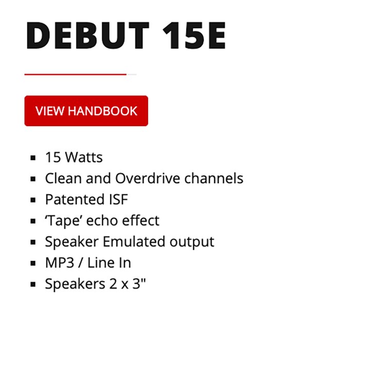 Blackstar DEBUT 15E電吉他音箱/兩色任選-贈Blackstar 3m 樂器導線/直L頭-限量套裝組