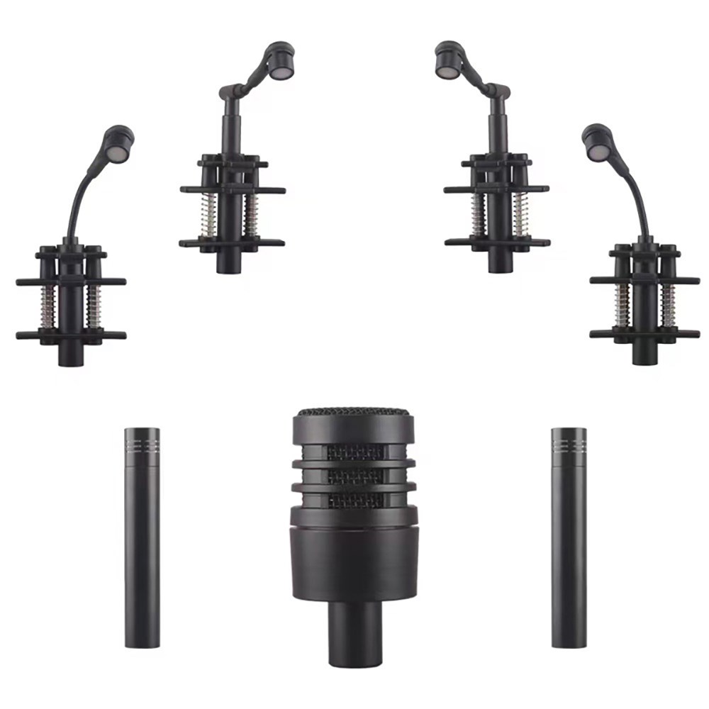 器材出租-JYC Music最新款DT-1X爵士鼓專用收音麥克風-專業型七件裝(非販售)-日租每組$1500/支/24h /多日優惠另洽