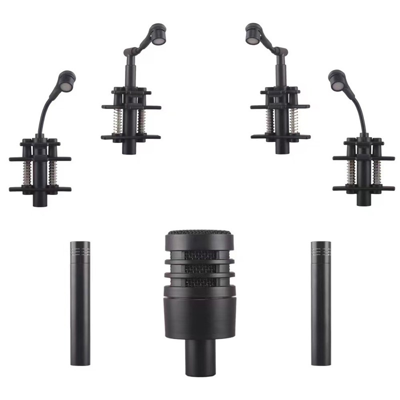 器材出租-JYC Music最新款DT-1X爵士鼓專用收音麥克風-專業型七件裝(非販售)-日租每組$1500/支/24h /多日優惠另洽