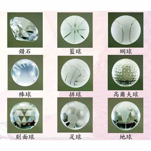 水晶配件 - 6cm球體配件