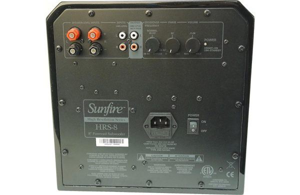 美國 Sunfire HRS-8 高動態 1000W 雙8 吋主動式超低音喇叭(公司貨+一年保固)