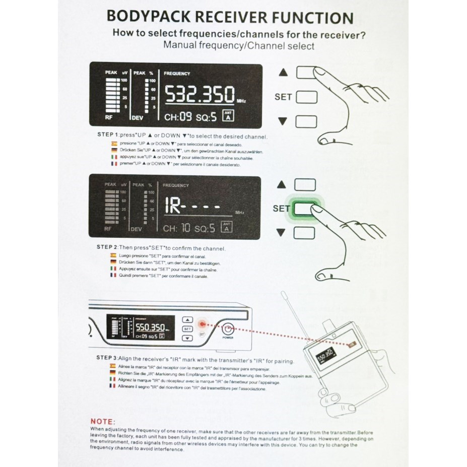 JYC Music嚴選FR-202專業耳返監聽系統-2對2專屬台灣頻率/樂手無線監聽系統/原廠公司貨